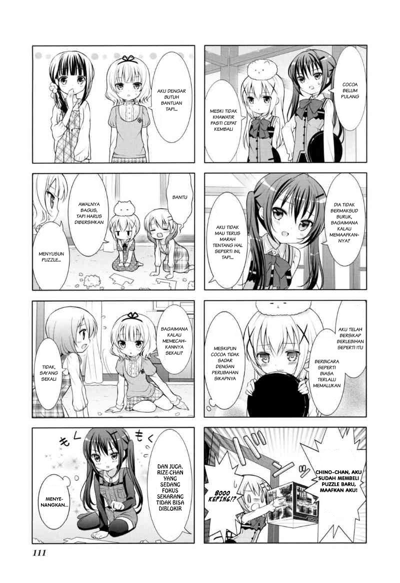 Gochuumon wa Usagi desu ka? Bab 13 halaman 3