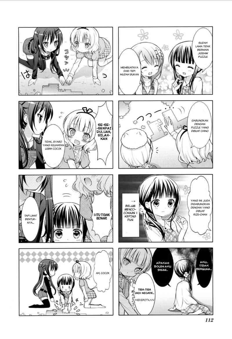 Gochuumon wa Usagi desu ka? Bab 13 halaman 4