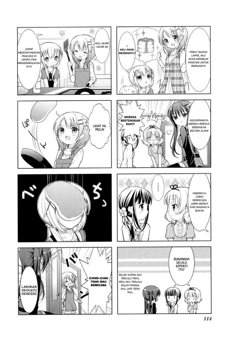 Gochuumon wa Usagi desu ka? Bab 13 halaman 6