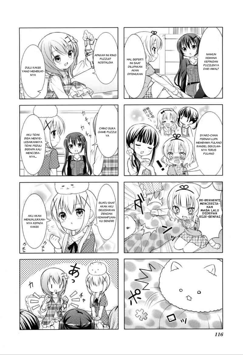 Gochuumon wa Usagi desu ka? Bab 13 halaman 8