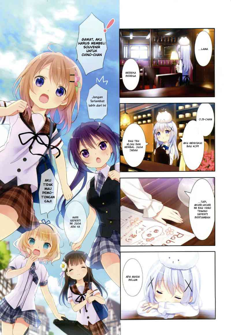 Gochuumon wa Usagi desu ka? Bab 14 halaman 5