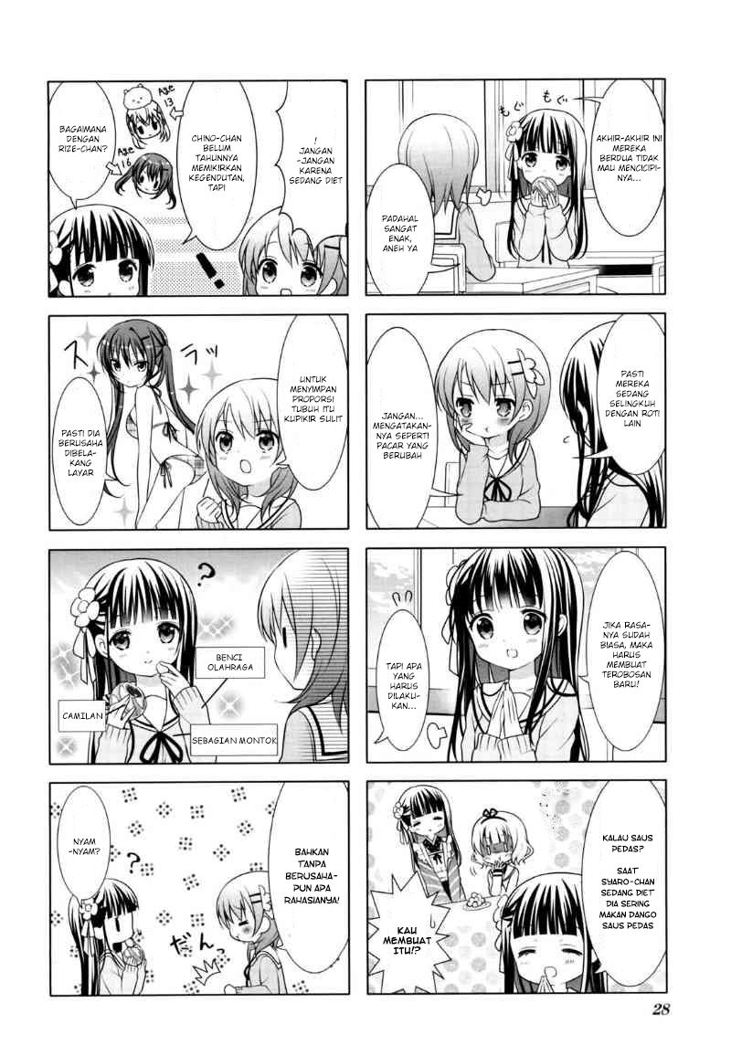 Gochuumon wa Usagi desu ka? Bab 17 halaman 2