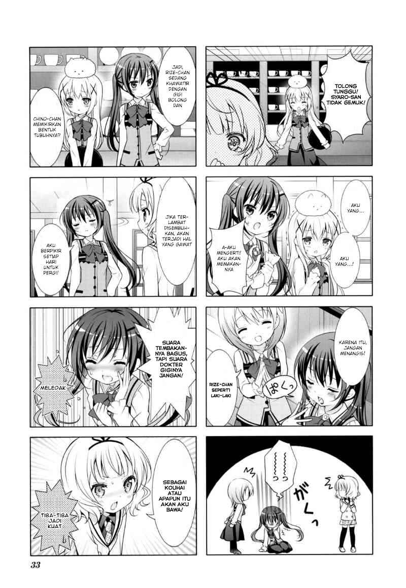 Gochuumon wa Usagi desu ka? Bab 18 halaman 7
