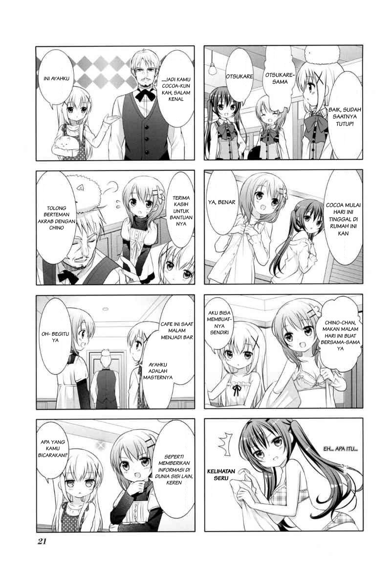 Gochuumon wa Usagi desu ka? Bab 2 halaman 5