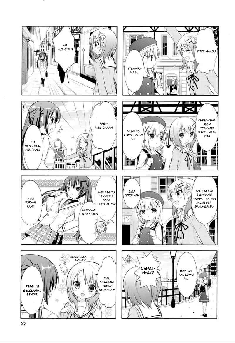 Gochuumon wa Usagi desu ka? chapter 3 halaman 3