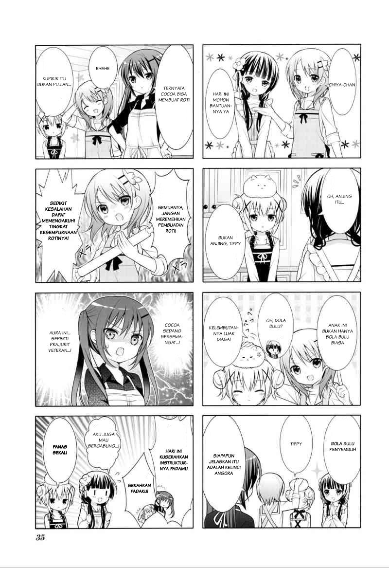 Gochuumon wa Usagi desu ka? Bab 4 halaman 3