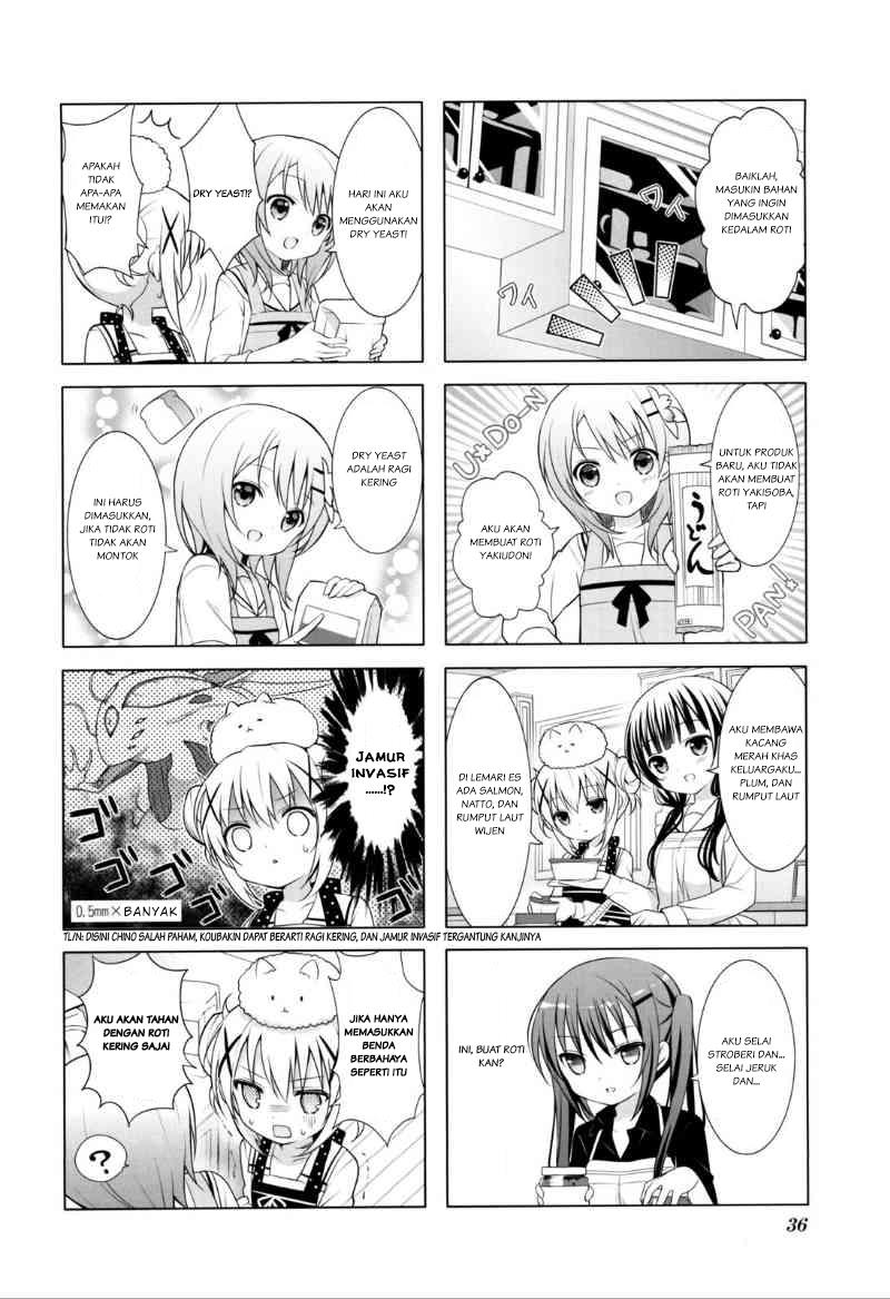 Gochuumon wa Usagi desu ka? Bab 4 halaman 4