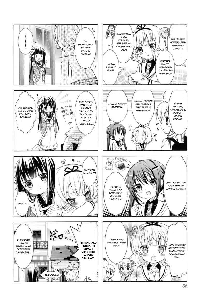 Gochuumon wa Usagi desu ka? chapter 6 halaman 8