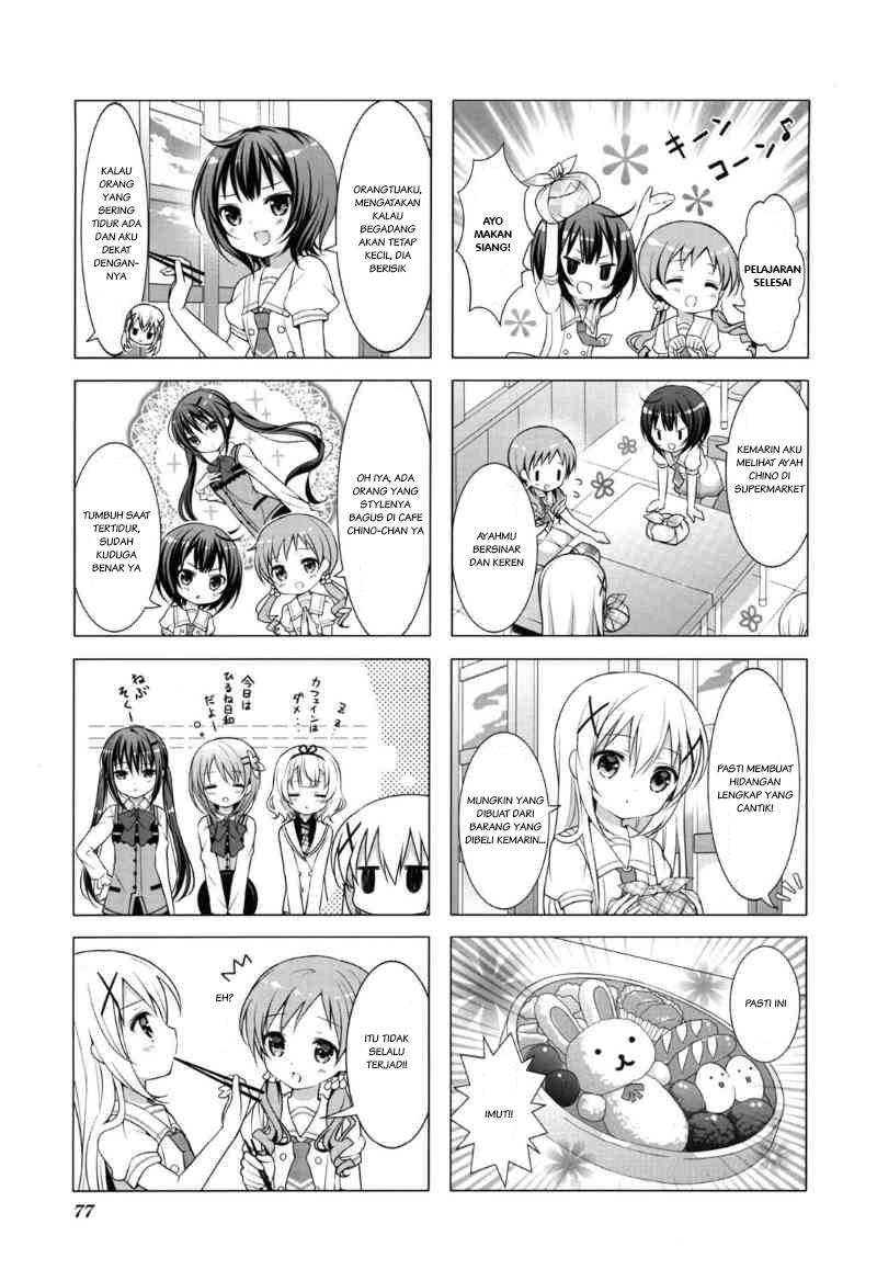 Gochuumon wa Usagi desu ka? Bab 9 halaman 3