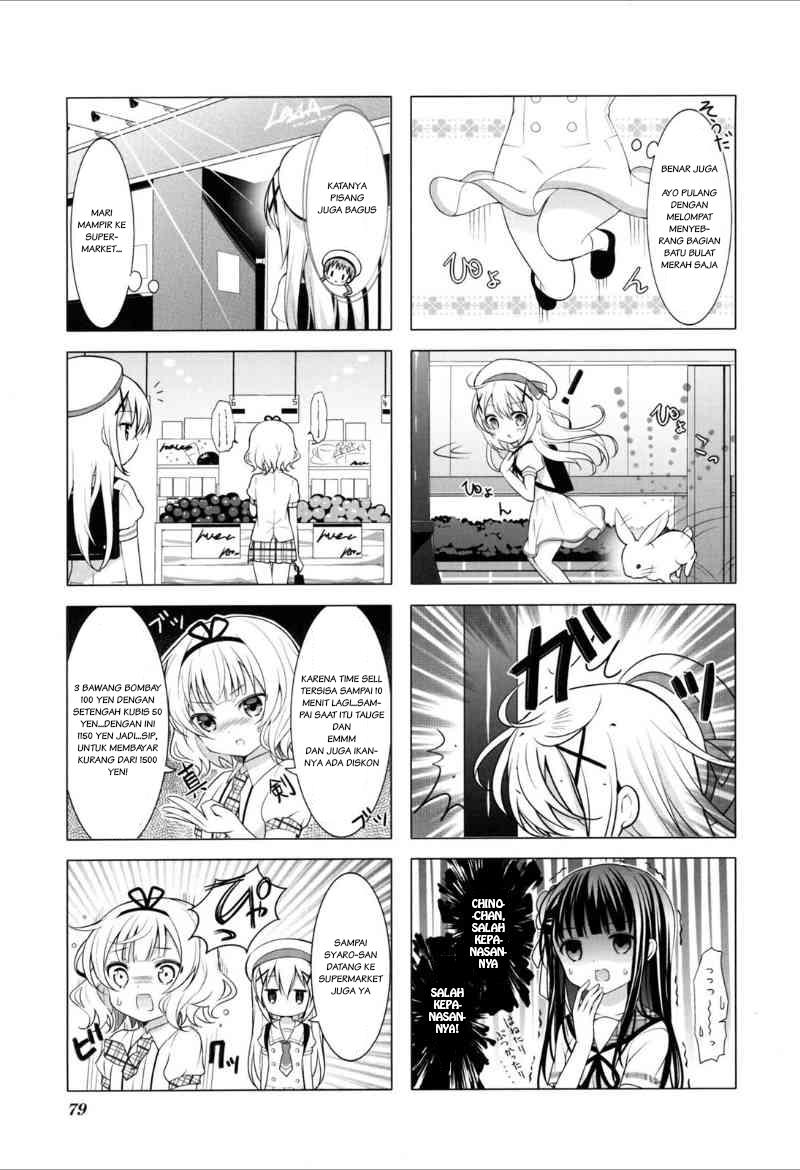 Gochuumon wa Usagi desu ka? Bab 9 halaman 5
