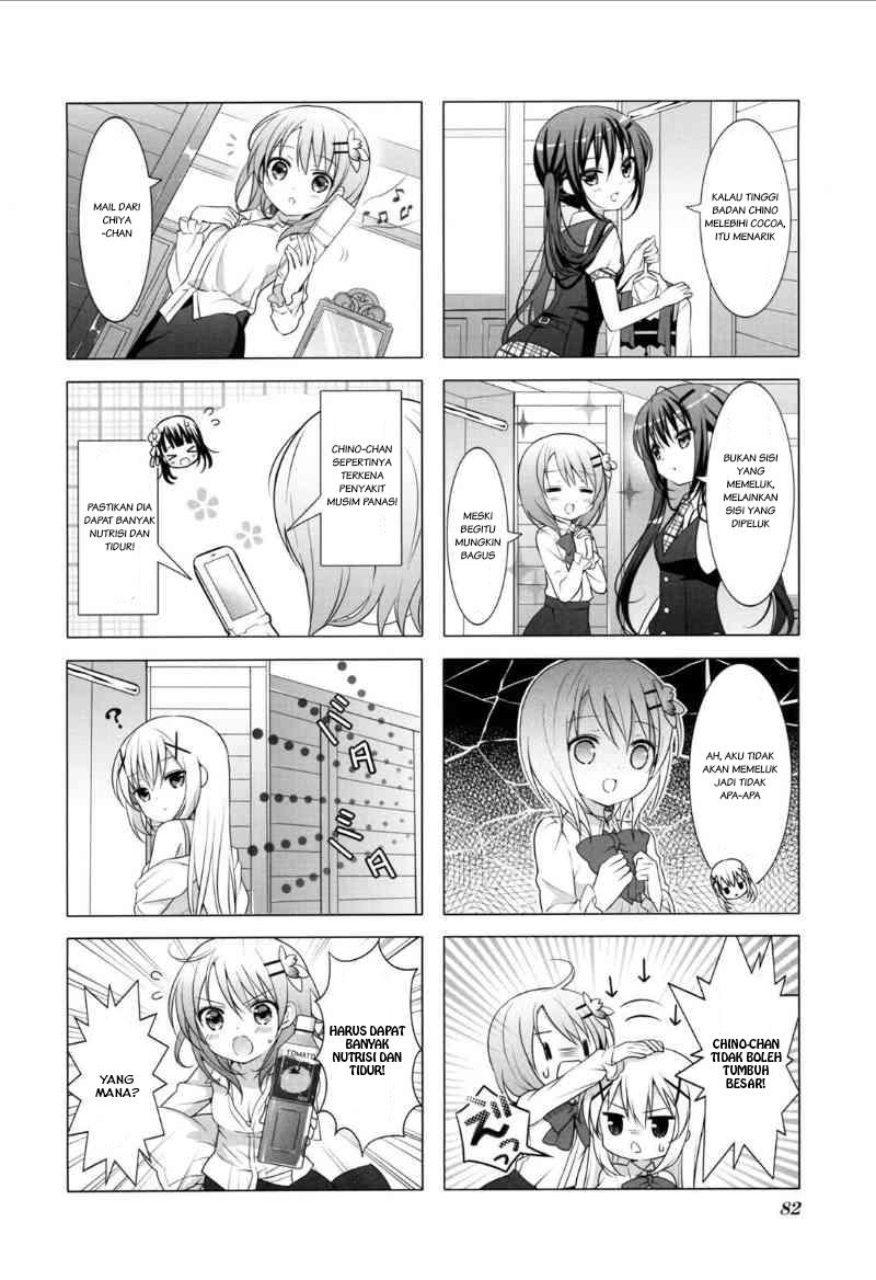 Gochuumon wa Usagi desu ka? Bab 9 halaman 8