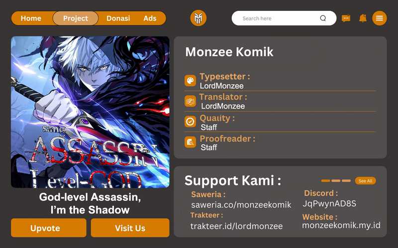 God-level Assassin, I’m the Shadow Bab 03 halaman 1
