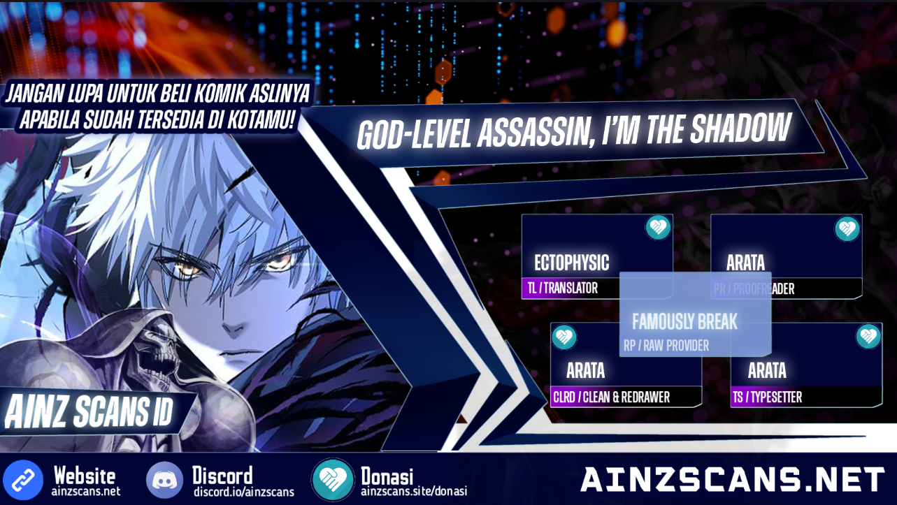 God-level Assassin, I’m the Shadow Bab 13 halaman 1