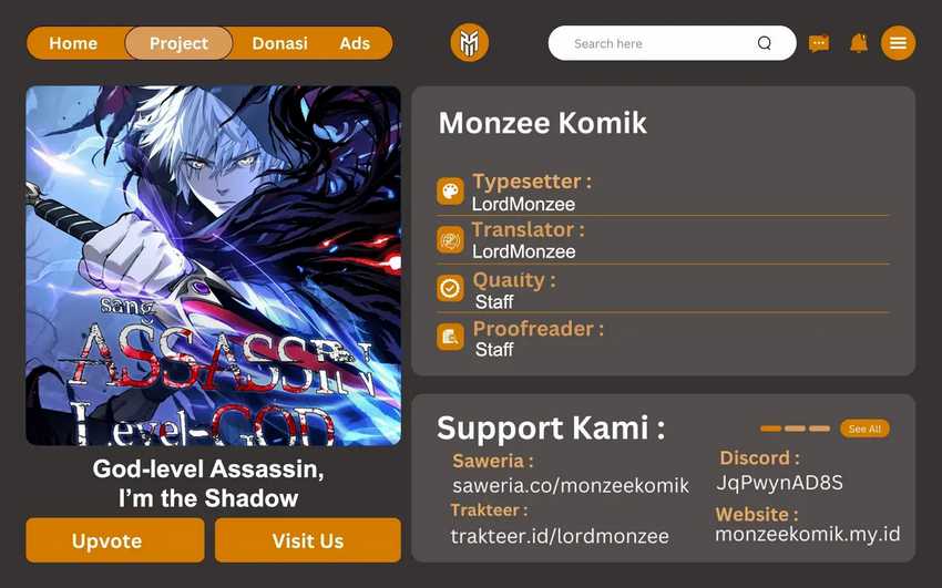 God-level Assassin, I’m the Shadow Bab 21 halaman 1