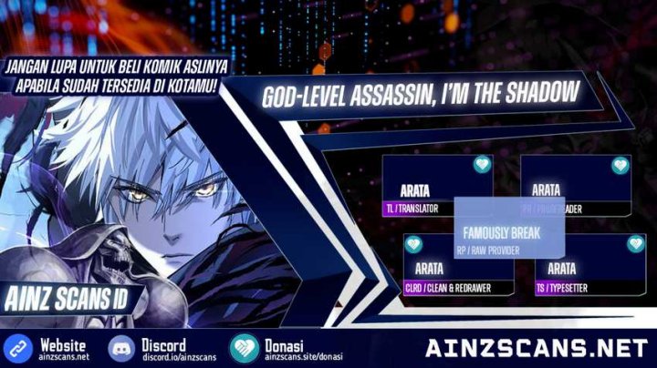 God-level Assassin, I’m the Shadow chapter 35 halaman 1