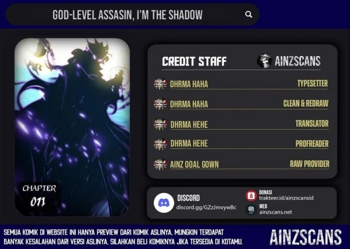 God-level Assassin, I’m the Shadow Bab 71 halaman 1