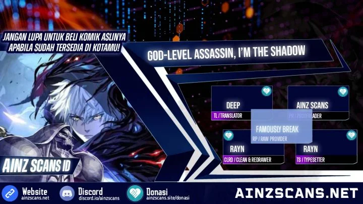 God-level Assassin, I’m the Shadow Bab 98 halaman 1
