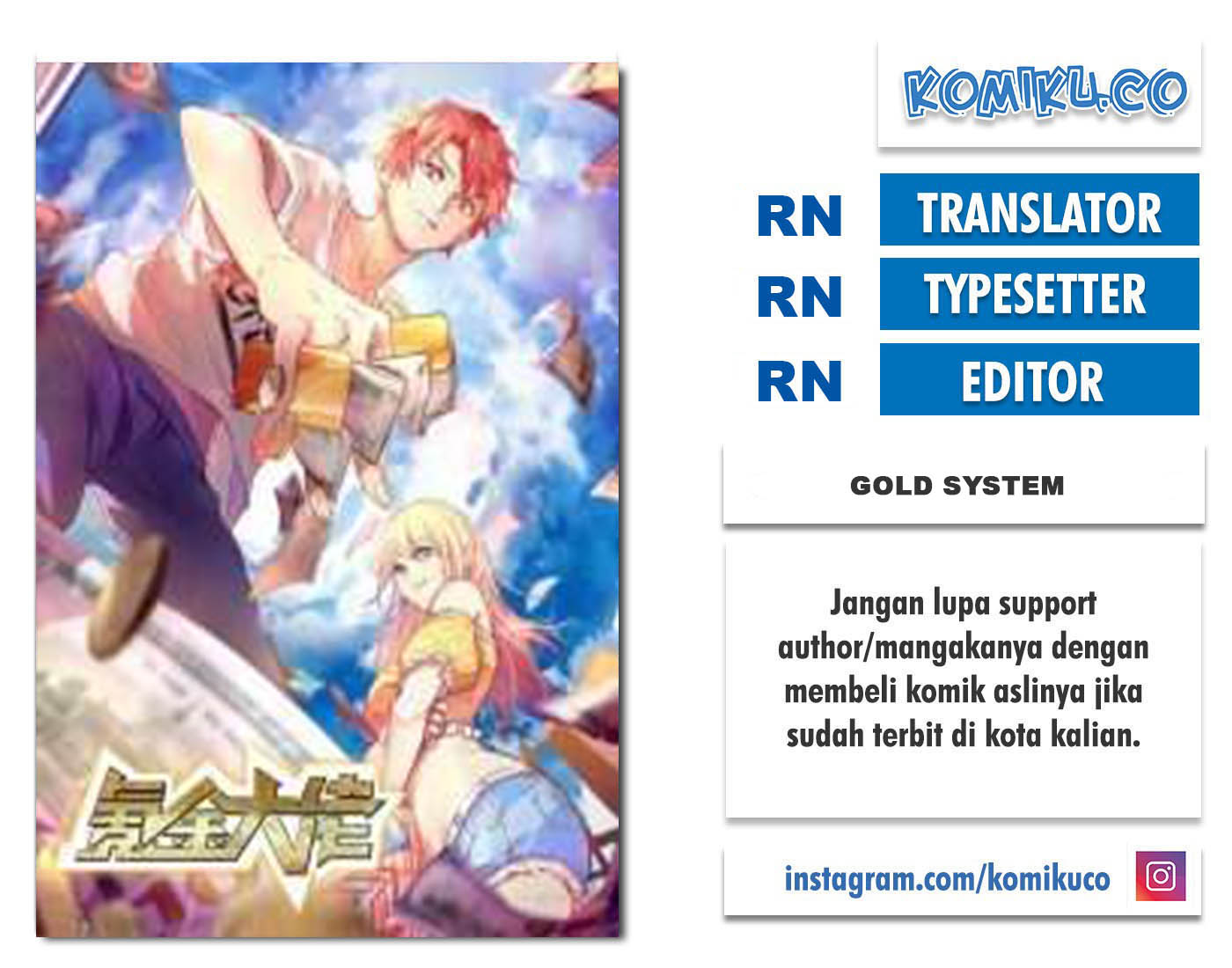 Gold System chapter 10 halaman 1