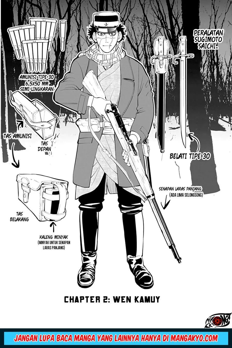 Golden Kamuy Bab 2 halaman 1