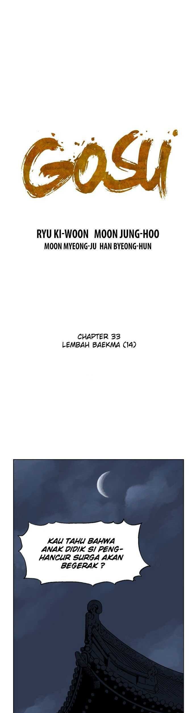 Gosu chapter 33 halaman 1