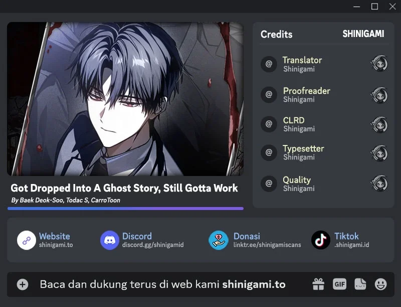 Got Dropped Into A Ghost Story, Still Gotta Work Bab 21 halaman 1