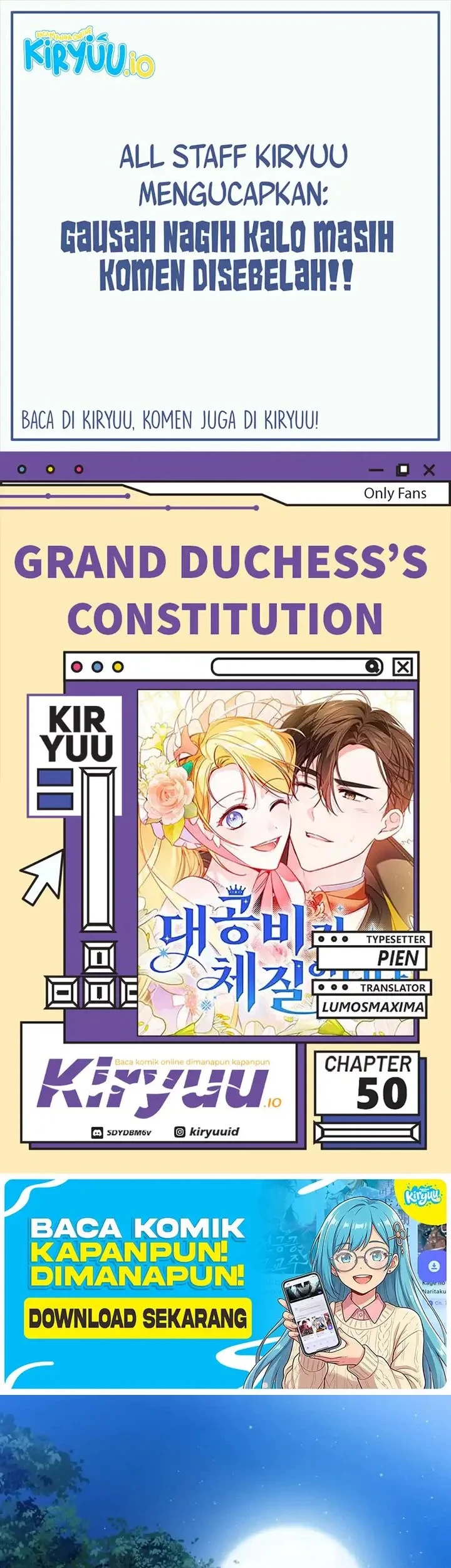 Grand Duchess’s Constitution Bab 50 halaman 1