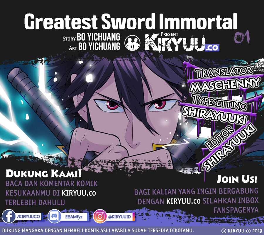 Greatest Sword Immortal chapter 01 halaman 1