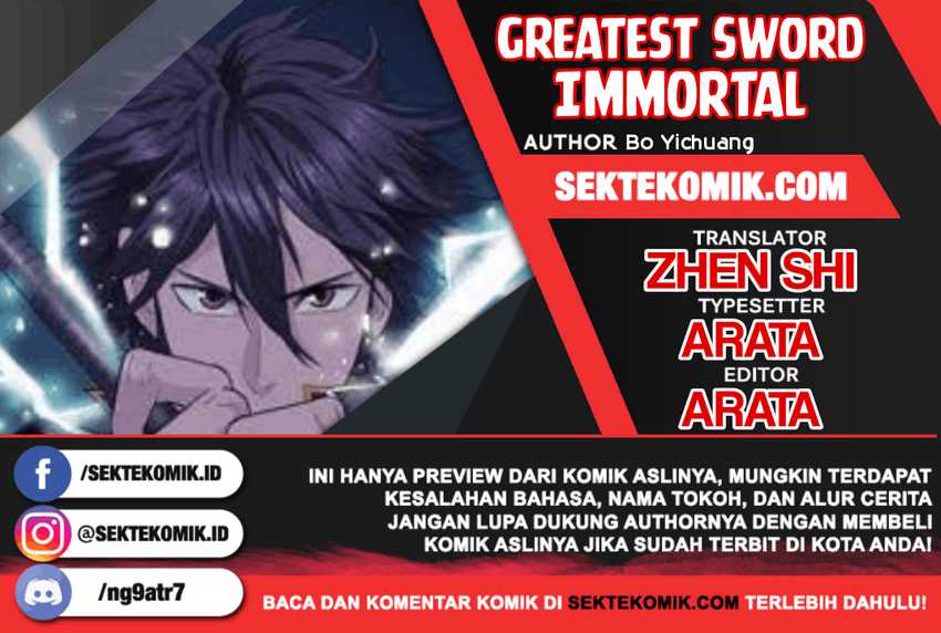 Greatest Sword Immortal Bab 117 halaman 1