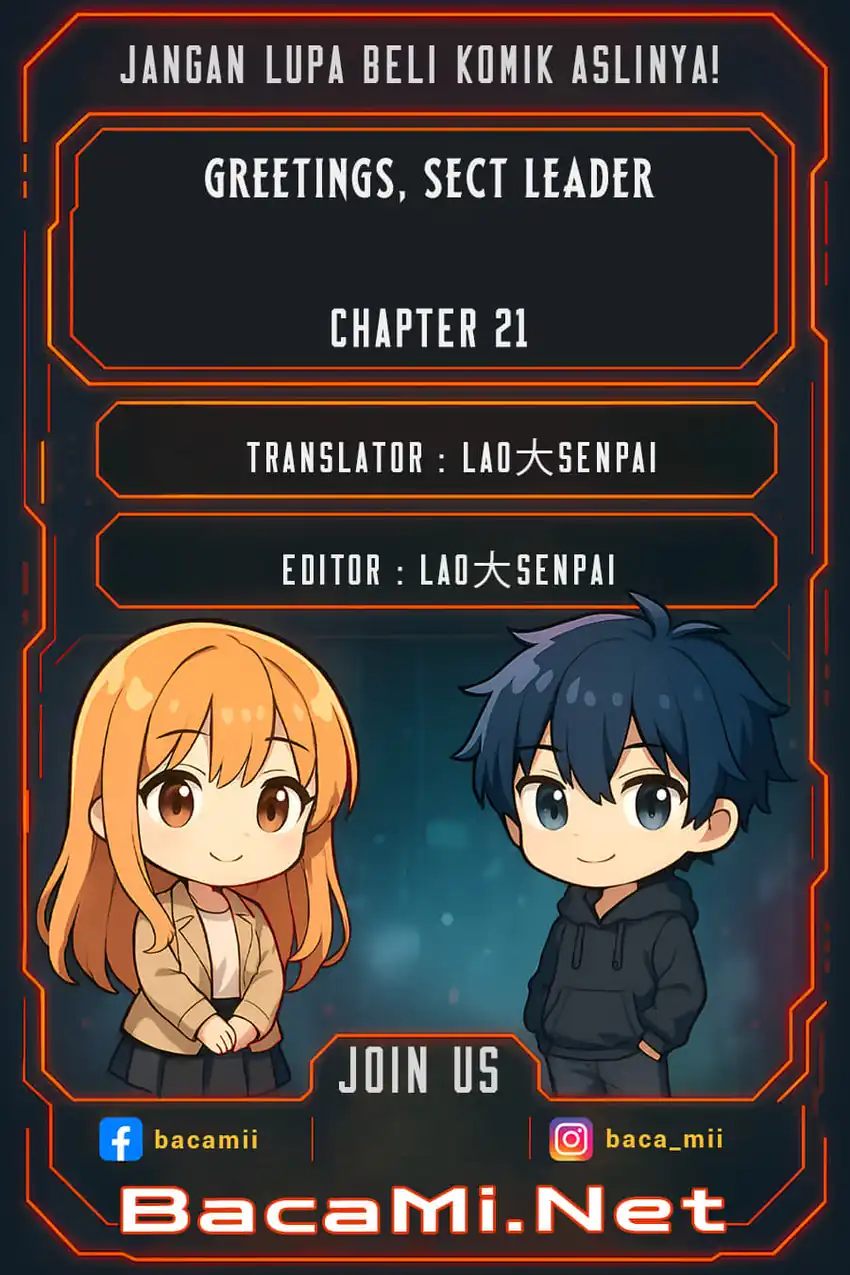 Greetings, Sect Leader Bab 21 halaman 1