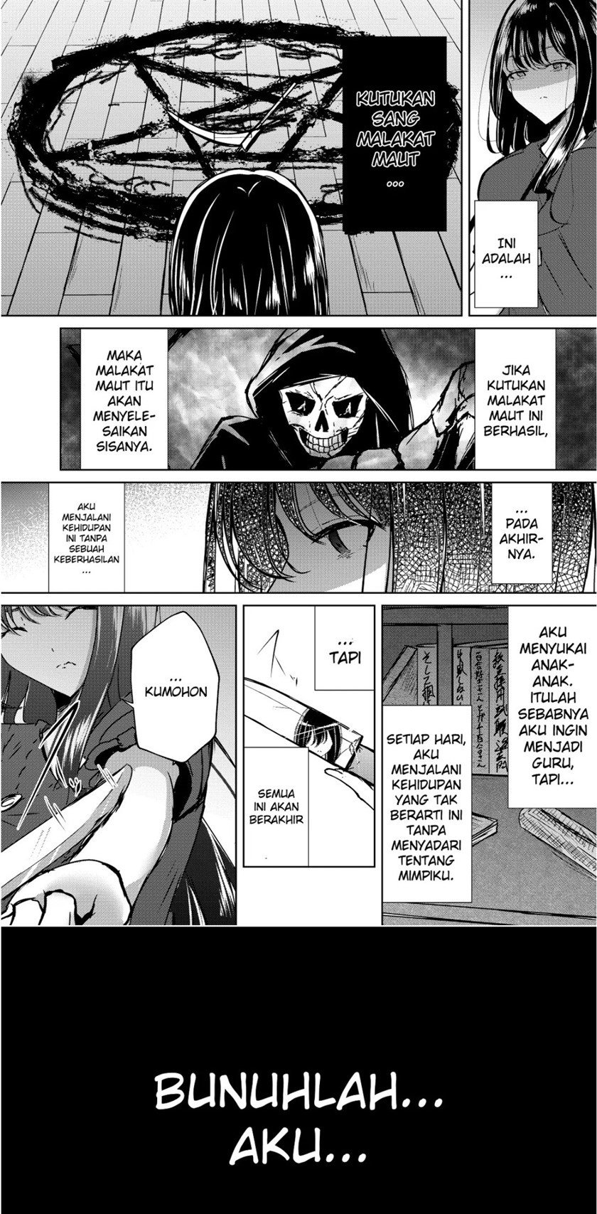 Grim Reaper-san, Kill Me Please! Bab 00.1 halaman 1