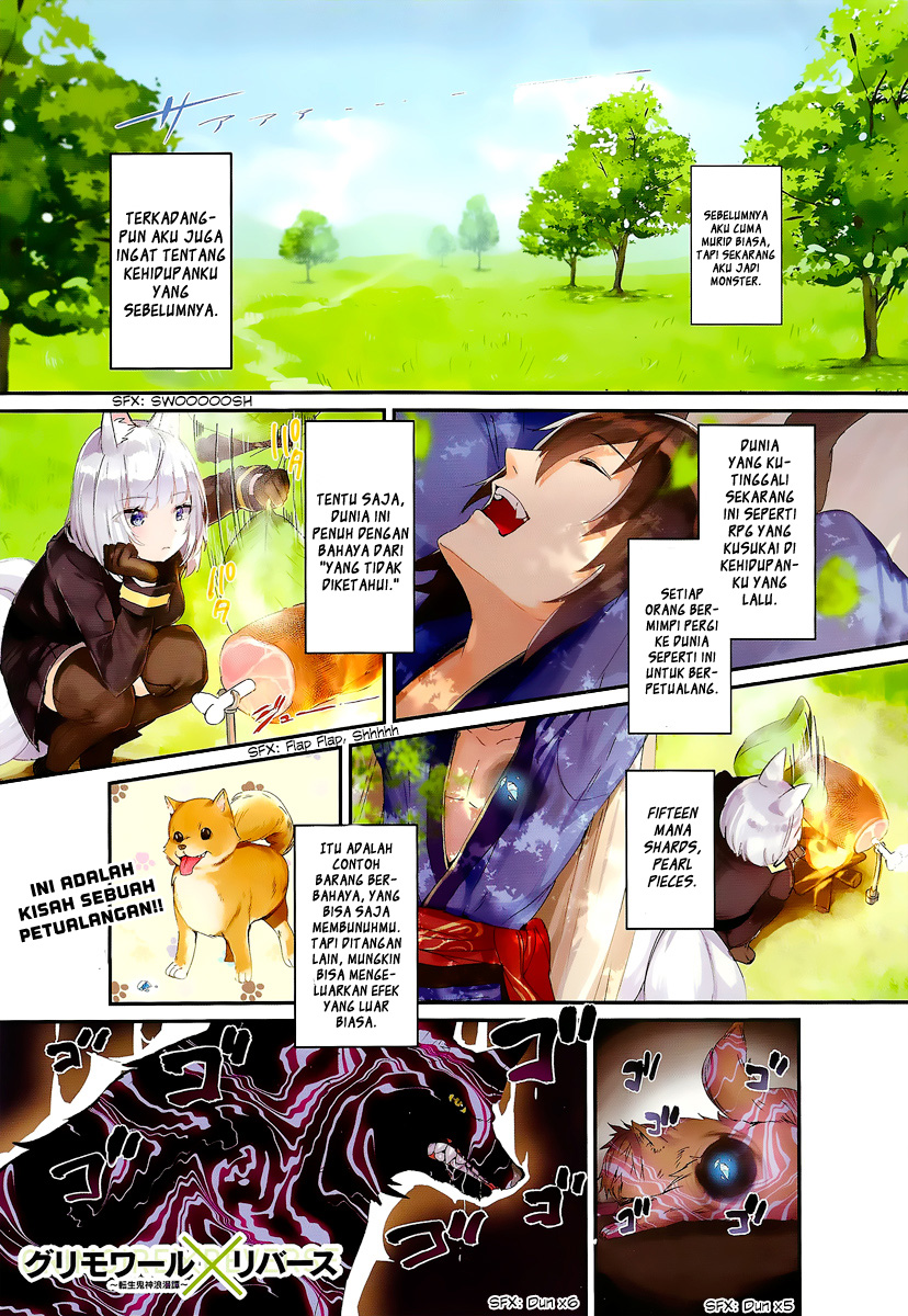 Grimore x Reverse – Tensei Kishin Roumantan Bab 01 halaman 1