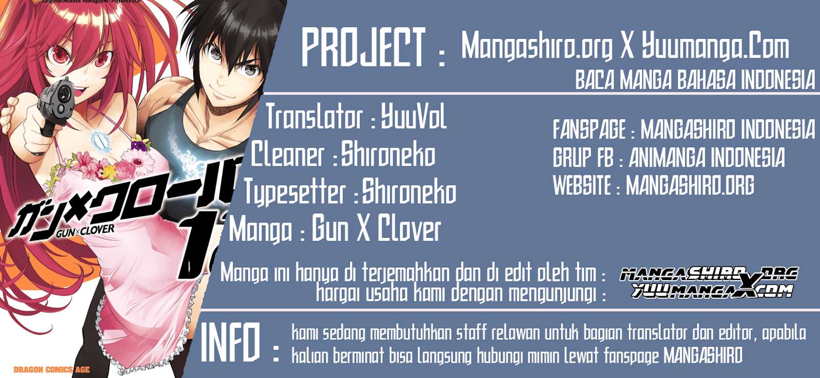 Gun x Clover Bab 57 halaman 1