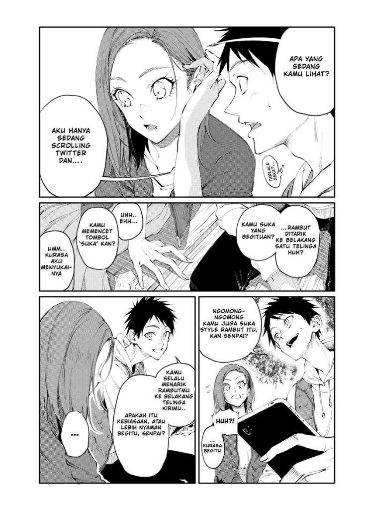 Hair Pulled Back Over One Ear chapter 00.1 halaman 4