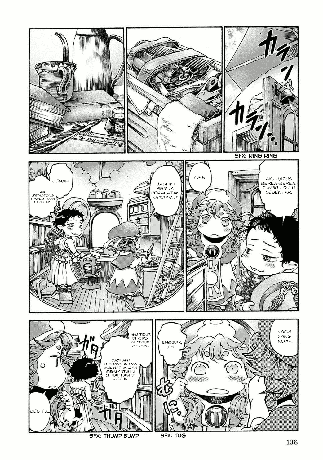 Hakumei to Mikochi chapter 13 halaman 5