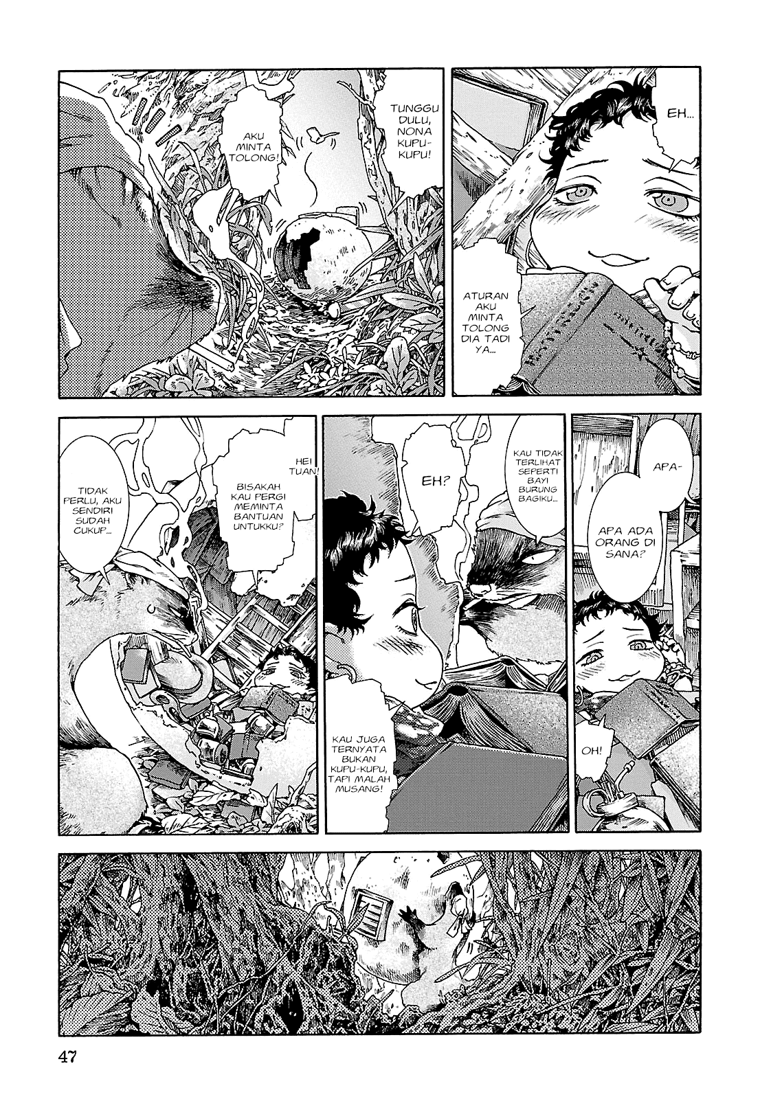 Hakumei to Mikochi chapter 21 halaman 4