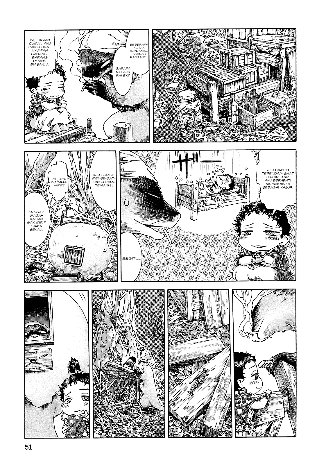 Hakumei to Mikochi chapter 21 halaman 8