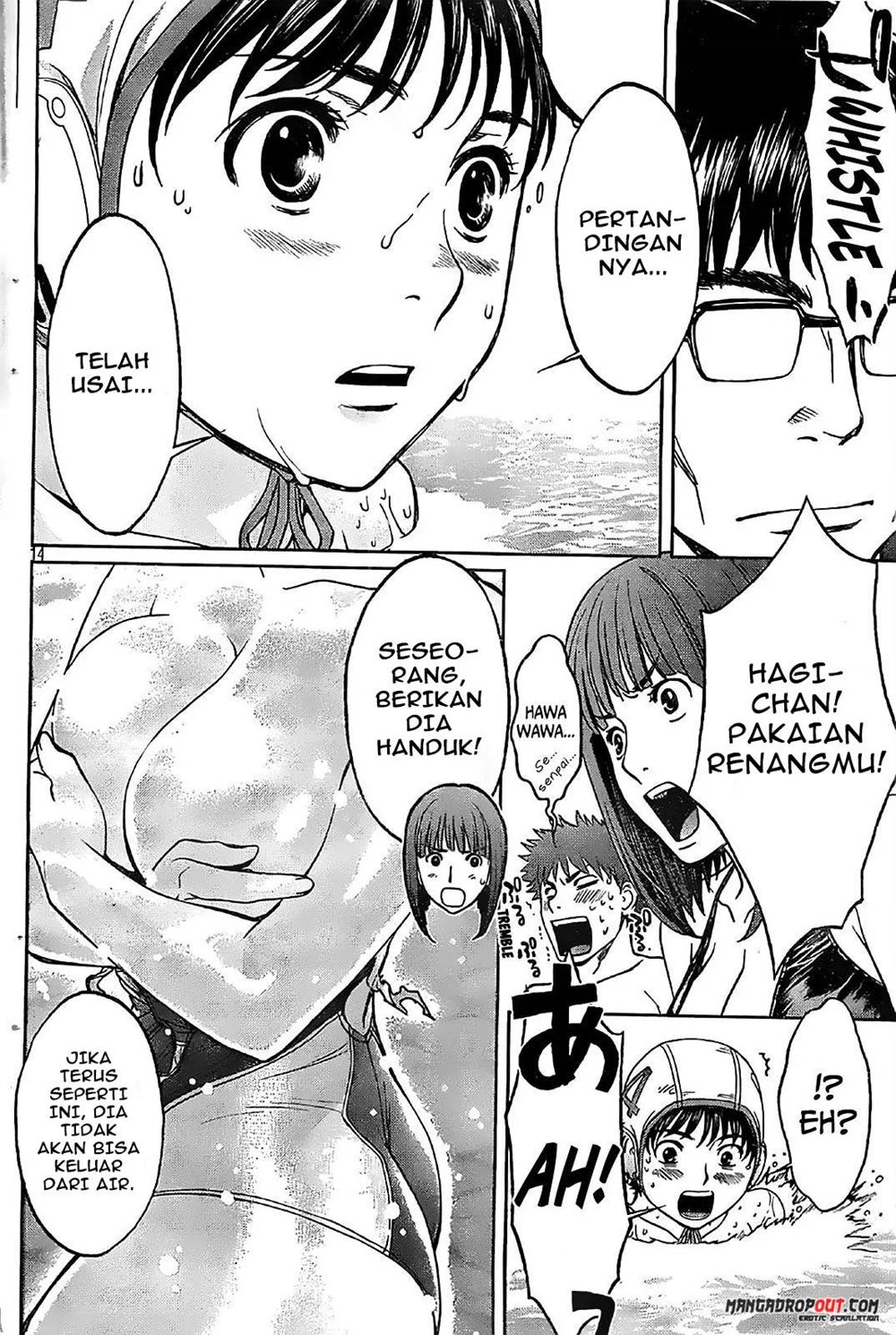 Hantsu x Trash chapter 40 halaman 15
