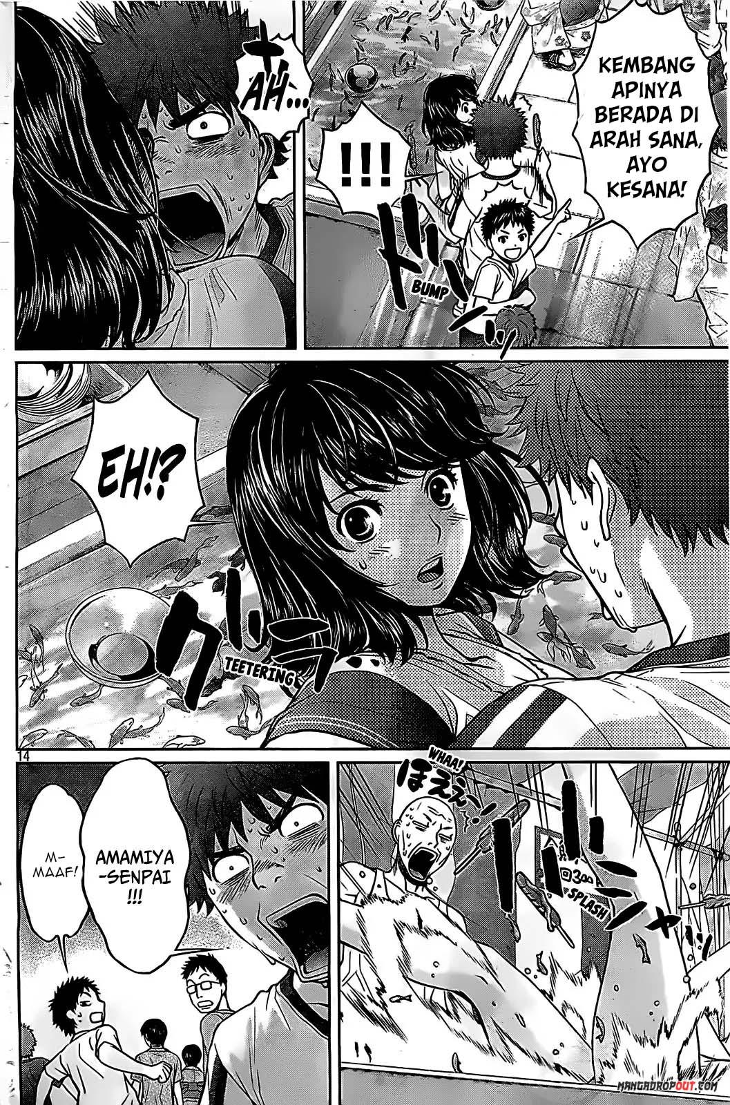 Hantsu x Trash chapter 43 halaman 15