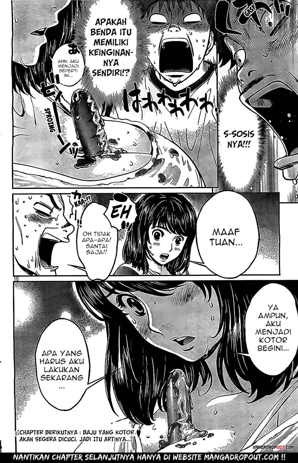 Hantsu x Trash chapter 43 halaman 17
