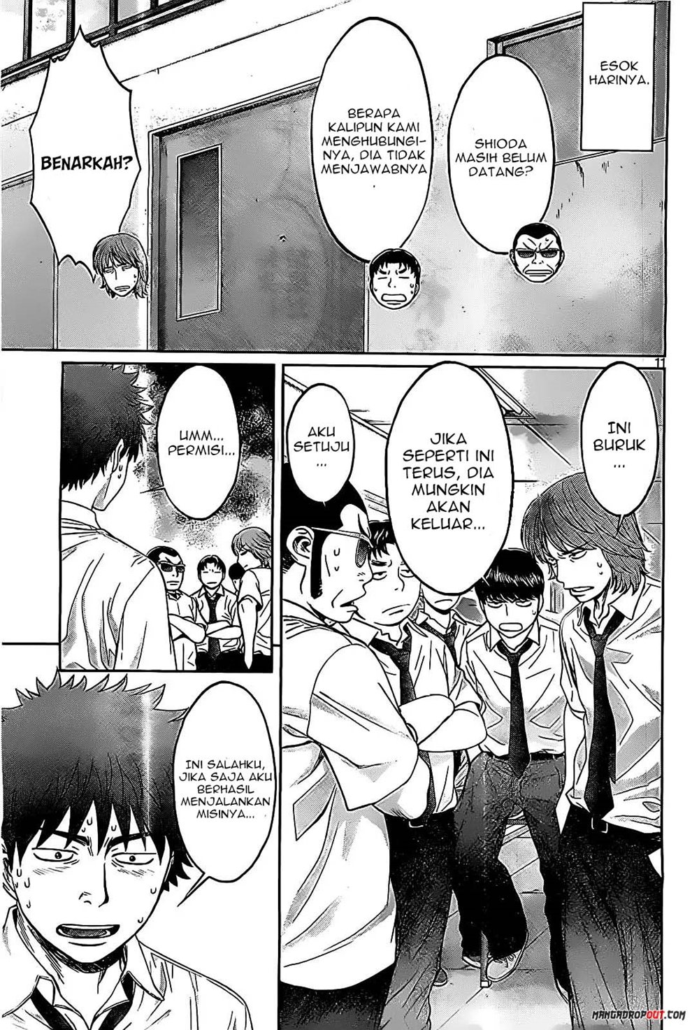 Hantsu x Trash chapter 46 halaman 13