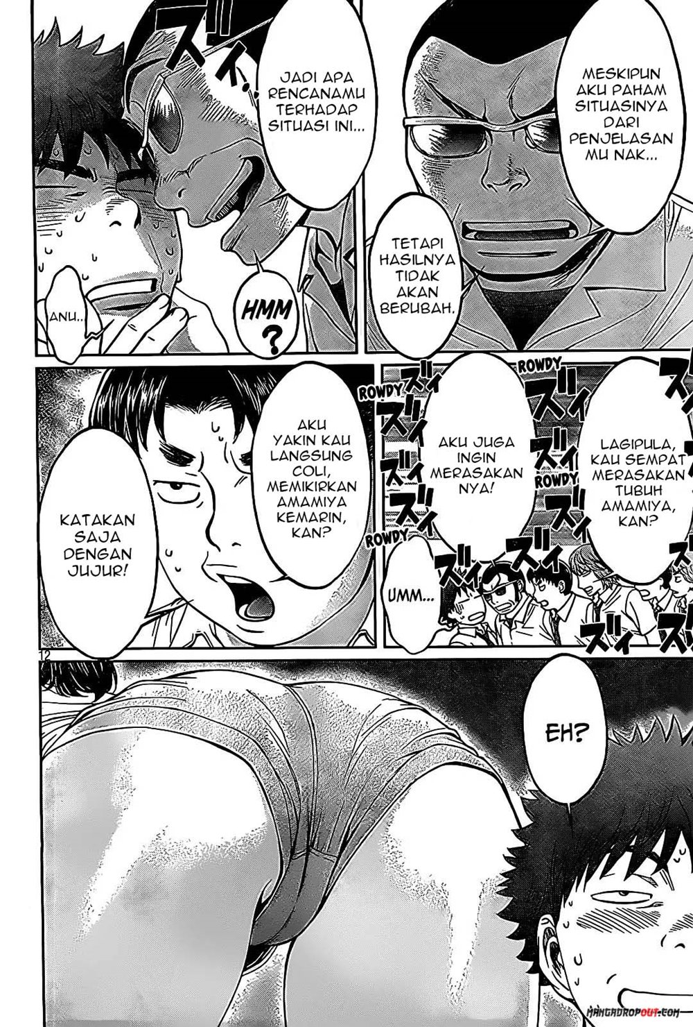 Hantsu x Trash chapter 46 halaman 14