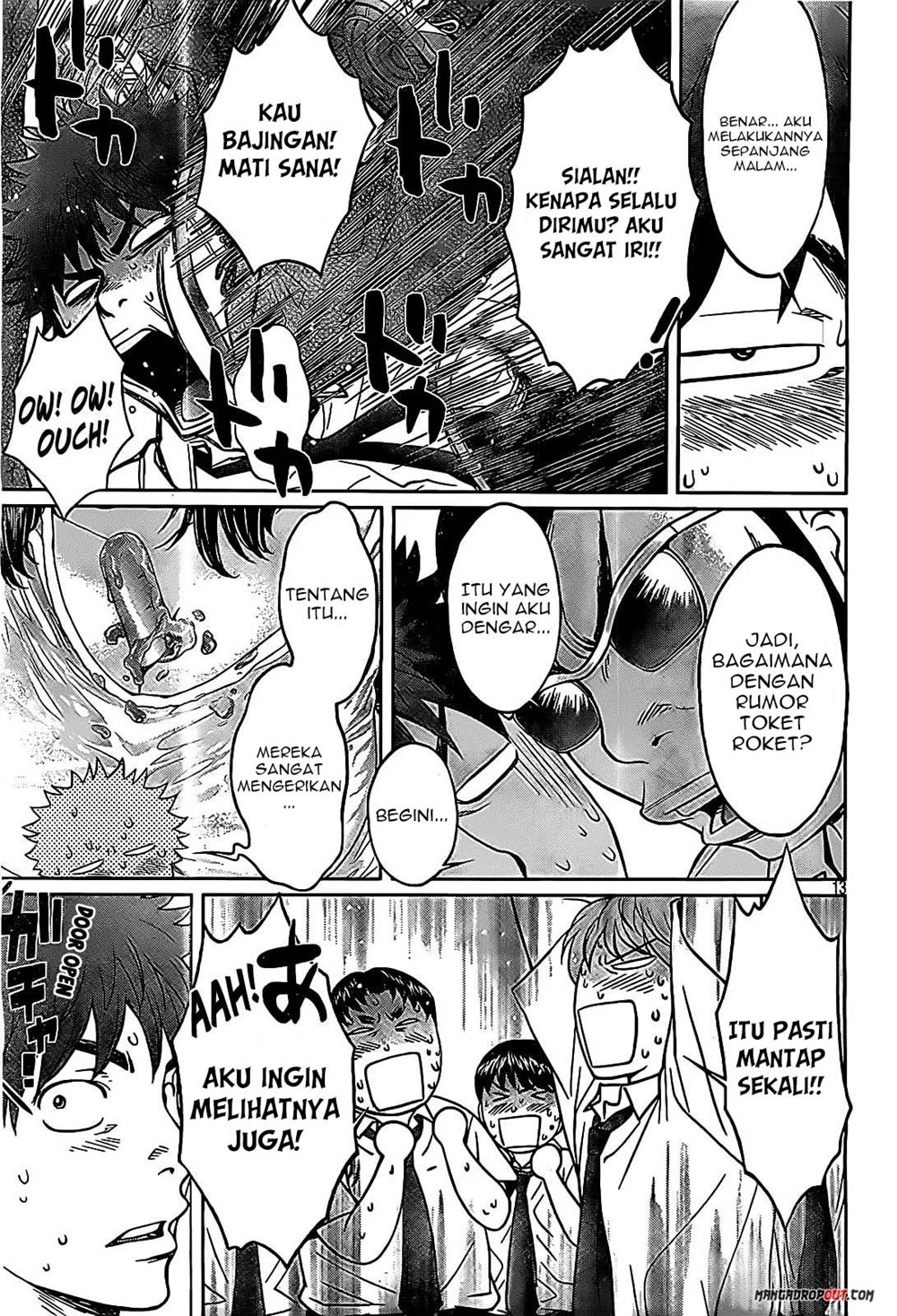 Hantsu x Trash chapter 46 halaman 15