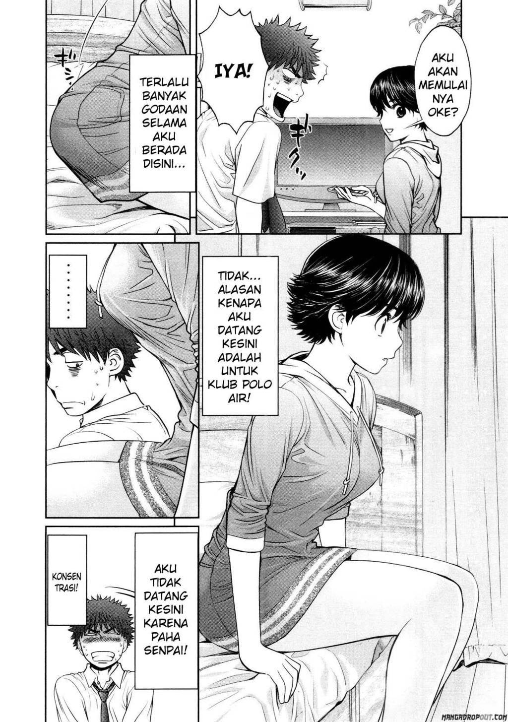 Hantsu x Trash chapter 55 halaman 12