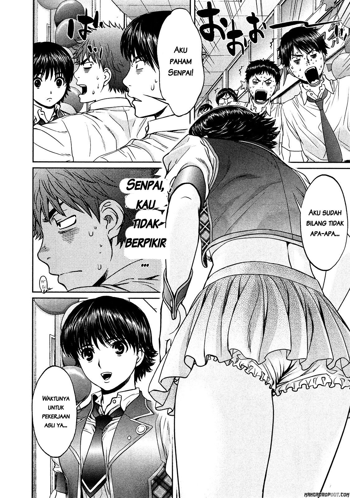 Hantsu x Trash chapter 58 halaman 13