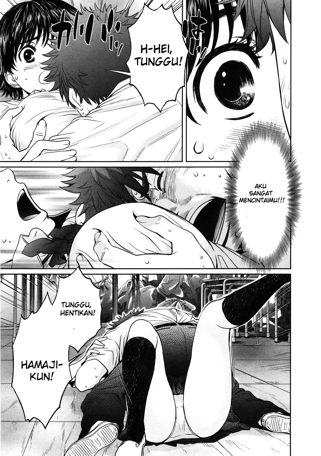 Hantsu x Trash chapter 61 halaman 14