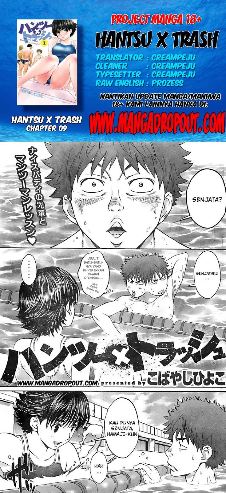 Hantsu x Trash Bab 9 halaman 1