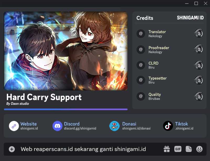 Hard Carry Supporter Bab 13 halaman 1