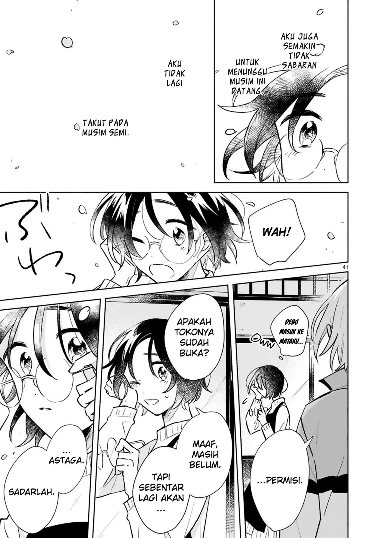 Haru to Midori Bab 15 halaman 41