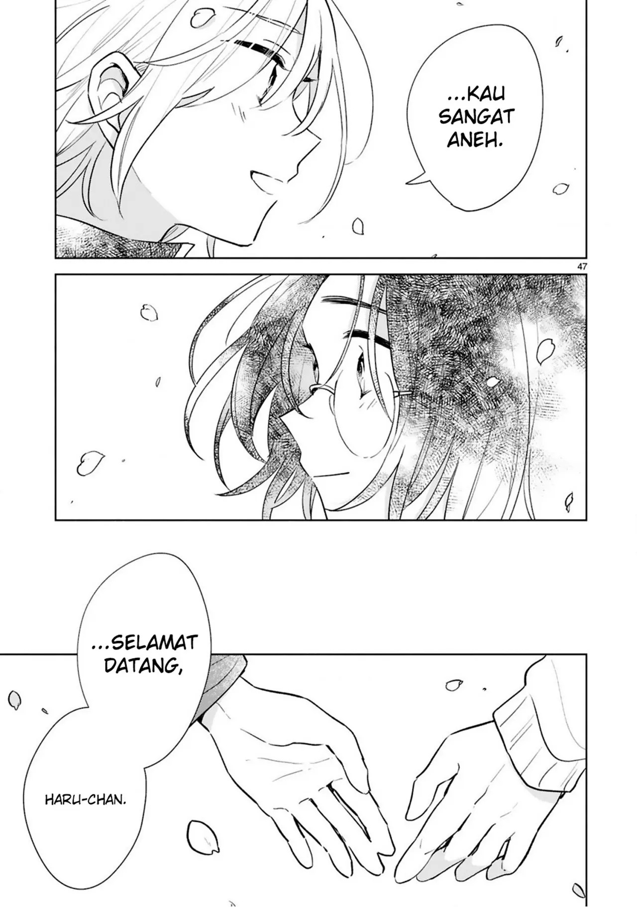 Haru to Midori Bab 15 halaman 47