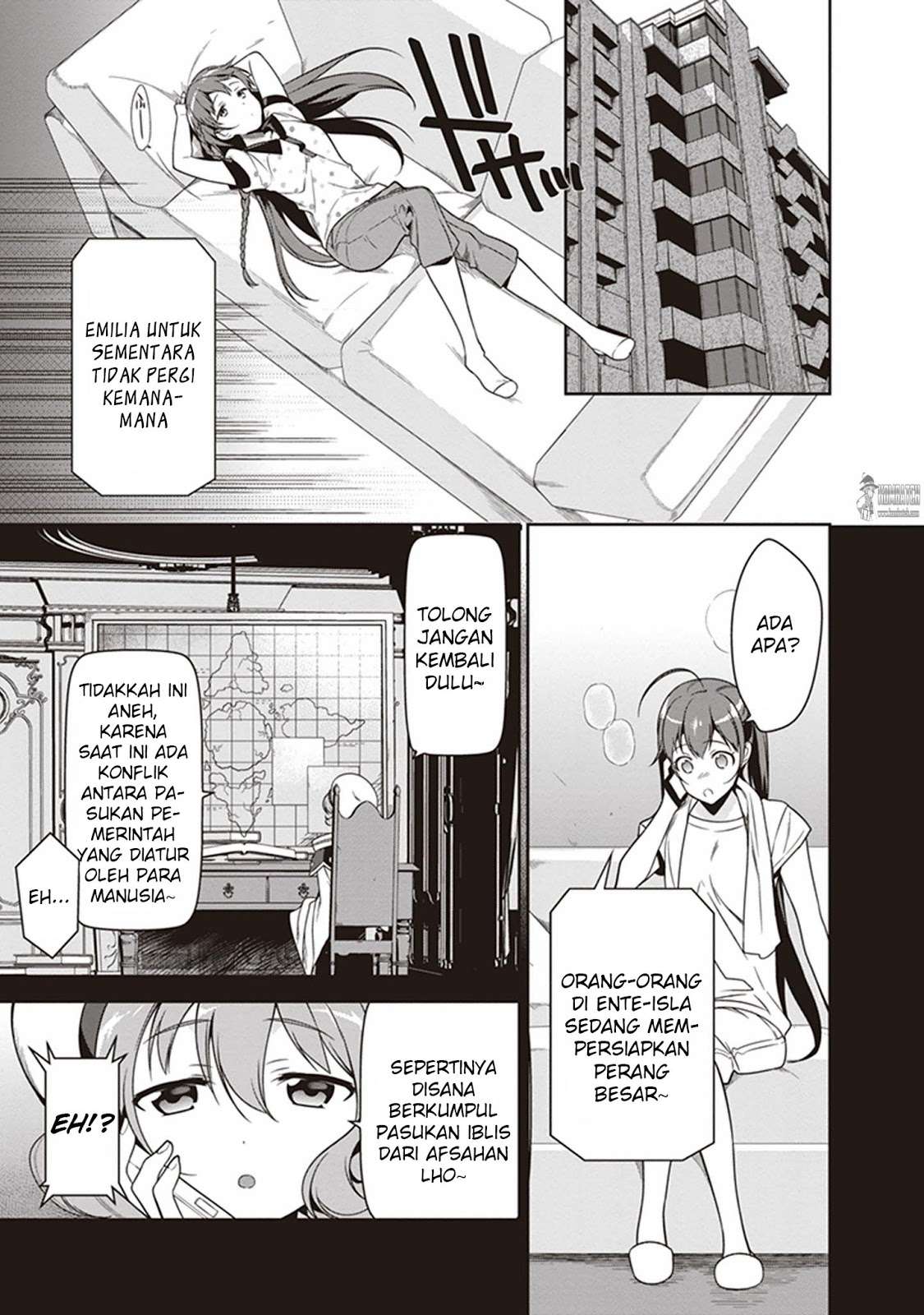 Hataraku Maou-sama! chapter 47.2 halaman 10